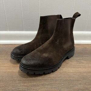 Good Man Brand Modern‎ City Chelsea Boots Brown Suede Mens